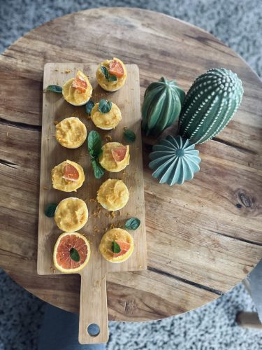 Mini Cheesecakejes met Orangecurd
