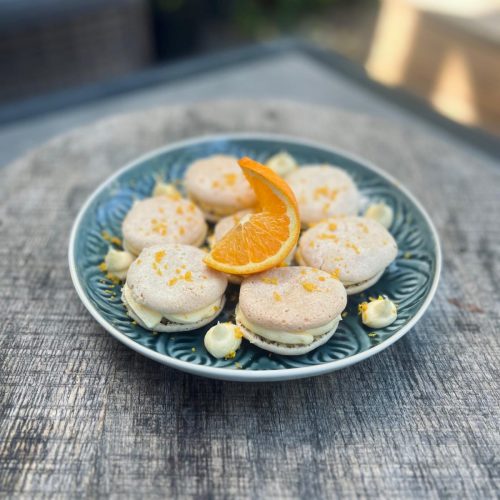 Sinaasappel macarons
